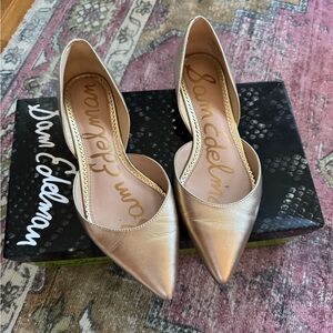 Sam Edelman Women's Gold Flats
